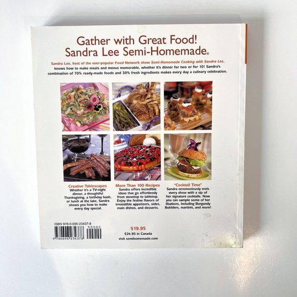 Sandra Lee Semi-Homemade Cookbook Bundle | Set of 3 | 20-Minute Meals, Entertain - Picture 7 of 16